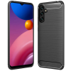  Telefontok Samsung Galaxy A27 5G - Carbon Fiber - fekete szilikon hátlap tok