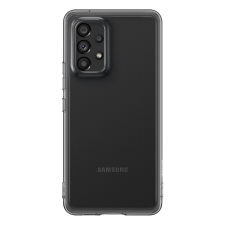  Telefontok Samsung Galaxy A53 5G - Eredeti SAMSUNG áttetsző fekete szilikon tok tok és táska