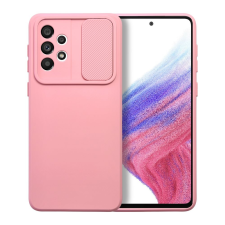 Telefontok Samsung Galaxy A53 5G - Slider csúsztatható kameravédős pink szilikon hátlap tok tok és táska