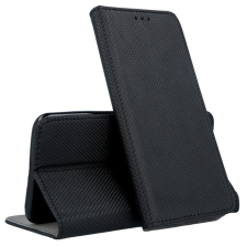  Telefontok Samsung Galaxy J6 2018 - fekete mágneses szilikon keretes könyvtok tok és táska
