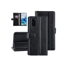  Telefontok Samsung Galaxy S20 Plus  - fekete ráhajtófüles könyvtok tok és táska