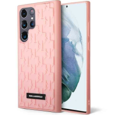  Telefontok Samsung Galaxy S23 Ultra - Karl Lagerfeld 3D Monogram - pink hátlap tok tok és táska