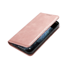  Telefontok T Phone 5G - Flipcover - mágneses szilikon keretes rose gold könyvtok tok és táska