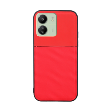  Telefontok Xiaomi Poco C65 - Elegance piros műanyag hátlap tok szilikon kerettel tok és táska