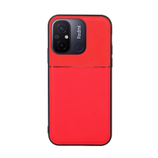  Telefontok Xiaomi Redmi 12C - Elegance piros műanyag hátlap tok szilikon kerettel tok és táska