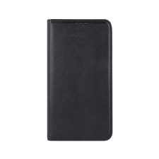  Telefontok Xiaomi Redmi 12C - Smart Magnetic fekete szilikon keretes mágneses könyvtok tok és táska
