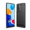  Telefontok Xiaomi Redmi Note 11S - Carbon Fiber fekete szilikon tok