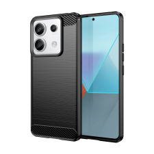  Telefontok Xiaomi Redmi Note 13 Pro+ 5G - Carbon Fiber fekete szilikon tok tok és táska