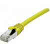 Telegärtner 100007977 RJ45 Hálózati kábel, patchkábel CAT 6A S/FTP 1.00 m Sárga Lángálló, Védővel, Lángálló, Halogénmentes, UL minősített 1 db (L00000A0085)