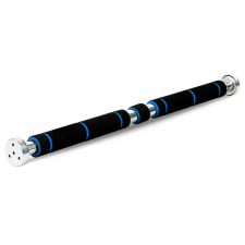 Teleszkópos húzódzkodó rúd, 60-100 cm, fekete-kék, FF028 fitness eszköz