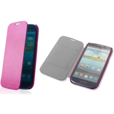 TelForceOne Oldalra nyíló flip tok, Sony ST26i Smart, rózsaszín tok és táska