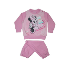 Téli flanel baba pizsama - Minnie egér - világosrózsaszín - 92 gyerek hálóing, pizsama
