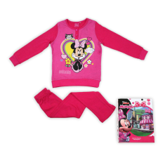 Téli pamut gyerek pizsama - Minnie egér - pink - 116 gyerek hálóing, pizsama