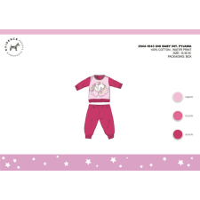 Téli pamut interlock baba pizsama - Unikornis - pink - 92 gyerek hálóing, pizsama