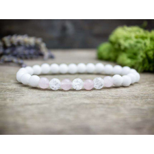  Téli szeretet vegyes ásvány karkötő karkötő