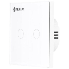 Tellur WiFi Smart kapcsoló, 2 port, 1800 W, 10 A., fehér megfigyelő kamera tartozék