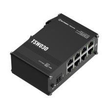 Teltonika Teltonika TSW030 | Switch | 8x RJ45 100Mb/s, IP30 hub és switch