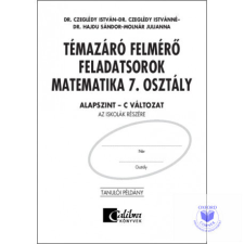  Témazáró felmérő feladatsorok matematika 7. osztály F változat, emelt szint tankönyv