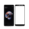  Temp-glass006134 Xiaomi Redmi Note 5 Pro teljes lefedettséget biztosító Karcálló,ütésálló kijelzővédő üvegfólia fekete kerettel, tempered glass, törlőkendővel