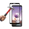  Temp-glass006415 LG K40 teljes lefedettséget biztosító Karcálló,ütésálló kijelzővédő üvegfólia fekete kerettel, tempered glass, törlőkendővel