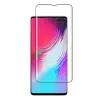  Temp-glass0652872 Samsung Galaxy S10 5G teljes lefedettséget biztosító karcálló,ütésálló kijelzővédő üvegfólia, tempered glass, törlőkendővel