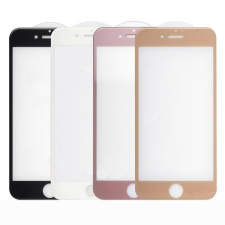  Temp-glass221 Apple Iphone 7/8 Fehér 5D teljes lefedettséget biztosító karcálló,ütésálló kijelzővédő üvegfólia, 9H tempered glass, törlőkendővel mobiltelefon kellék
