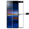 Temp-glass630958 Sony Xperia 10 Plus 3D-teljes lefedettséget biztosító Karcálló,ütésálló kijelzővédő üvegfólia, 9H tempered glass, törlőkendővel