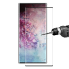  Temp-glass631004 Samsung Galaxy Note 10 fekete 3D-teljes lefedettséget biztosító Karcálló,ütésálló kijelzővédő üvegfólia, 9H tempered glass, törlőkendővel