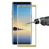  Temp-glass631059 Samsung Galaxy Note 8 arany 3D-teljes lefedettséget biztosító Karcálló,ütésálló kijelzővédő üvegfólia, 9H tempered glass, törlőkendővel