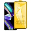  Temp-glass63127363 Realme GT Neo / GT Neo Flash 5D-teljes (teljes felület ragasztó) teljes lefedettséget biztosító karcálló, ütésálló kijelzővédő üvegfólia kerettel, tempered glass, törlőkendővel