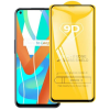 Temp-glass63127365 Realme V13 5G 5D-teljes (teljes felület ragasztó) teljes lefedettséget biztosító karcálló, ütésálló kijelzővédő üvegfólia kerettel, tempered glass, törlőkendővel