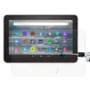  Temp-glass631273894 Amazon Kindle Fire 7 2022 2.5d karcálló,ütésálló kijelzővédő üvegfólia, 9H tempered glass, törlőkendővel