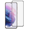  Temp-glass631274436 Samsung Galaxy S22 Plus 5G fekete 3D-teljes (teljes felület ragasztó) lefedettséget biztosító karcálló, ütésálló kijelzővédő üvegfólia, 9H tempered glass, törlőkendővel