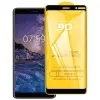  Temp-glass631480 Nokia X6 teljes lefedettséget biztosító Karcálló,ütésálló kijelzővédő üvegfólia kerettel, tempered glass, törlőkendővel