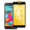  Temp-glass631517 Samsung Galaxy A2 Core teljes lefedettséget biztosító Karcálló,ütésálló kijelzővédő üvegfólia kerettel, tempered glass, törlőkendővel