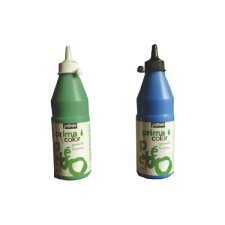 Tempera Pébéo 500 ml kobalt kék ecset, festék