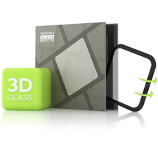 Tempered Glass Protector Apple Watch 4/5/6/SE 40mm számára, 3D Glass, fekete okosóra kellék