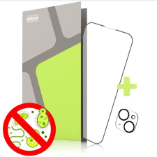 Tempered Glass Protector iPhone 14 üvegfólia + kamera védő fólia - antibakteriális, Case Friendly mobiltelefon kellék