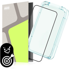 Tempered Glass Protector iPhone 15 üvegfólia + öntisztító felhelyező keret - Case Friendly mobiltelefon kellék