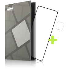 Tempered Glass Protector keretes a POCO F4 készülékhez, fekete + kameravédő mobiltelefon kellék