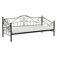 Tempo DAINA Fém ágy, fekete, 90x200 ágy és ágykellék