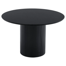 Tempo Étkezőasztal, fekete, átmérő 120 cm, MAHIR TYP 2 bútor