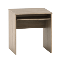 Tempo Íróasztal kihúzható billentyűzettartóval, tölgy sonoma, TEMPO ASISTENT NEW 023 íróasztal