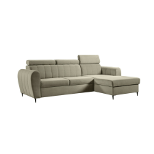 Tempo Kinyitható ülőgarnitúra, bézs, jobbos, KORIO bútor