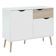 Tempo Komód, tölgy sonoma/fehér, OSLO 75387 bútor