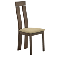 TEMPO KONDELA Fa szék, bükk merlot/Magnolia barna anyag, DESI bútor