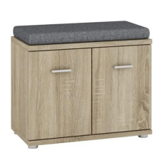 TEMPO KONDELA Szekrény párna nélkül, sonoma tölgyfa, MARIO NEW TYP F bútor