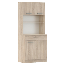 Tempo Négyajtós szekrény, sonoma tölgy, DOMIS NEW bútor