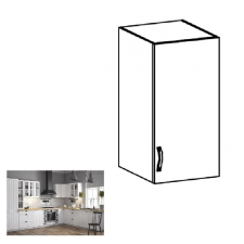 Tempo PROVANCE Felsőszekrény G40, jobbos, fehér/sosna andersen bútor