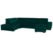 Tempo Ülőgarnitúra, smaragd, jobbos, LAMORA U bútor